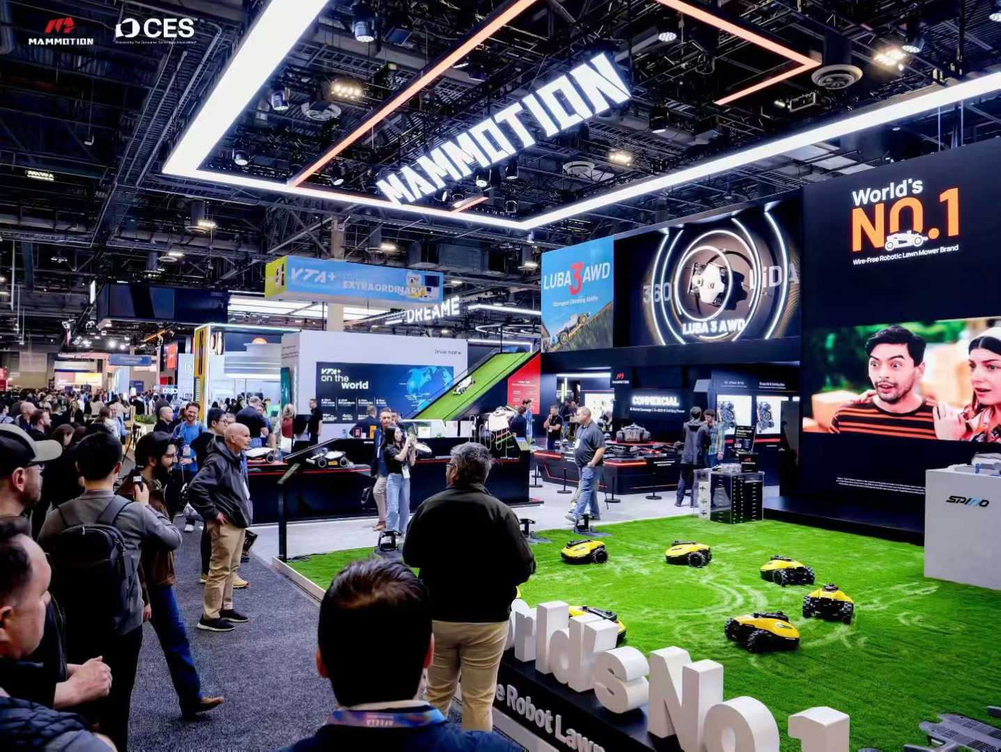 Mammotion CES booth activation