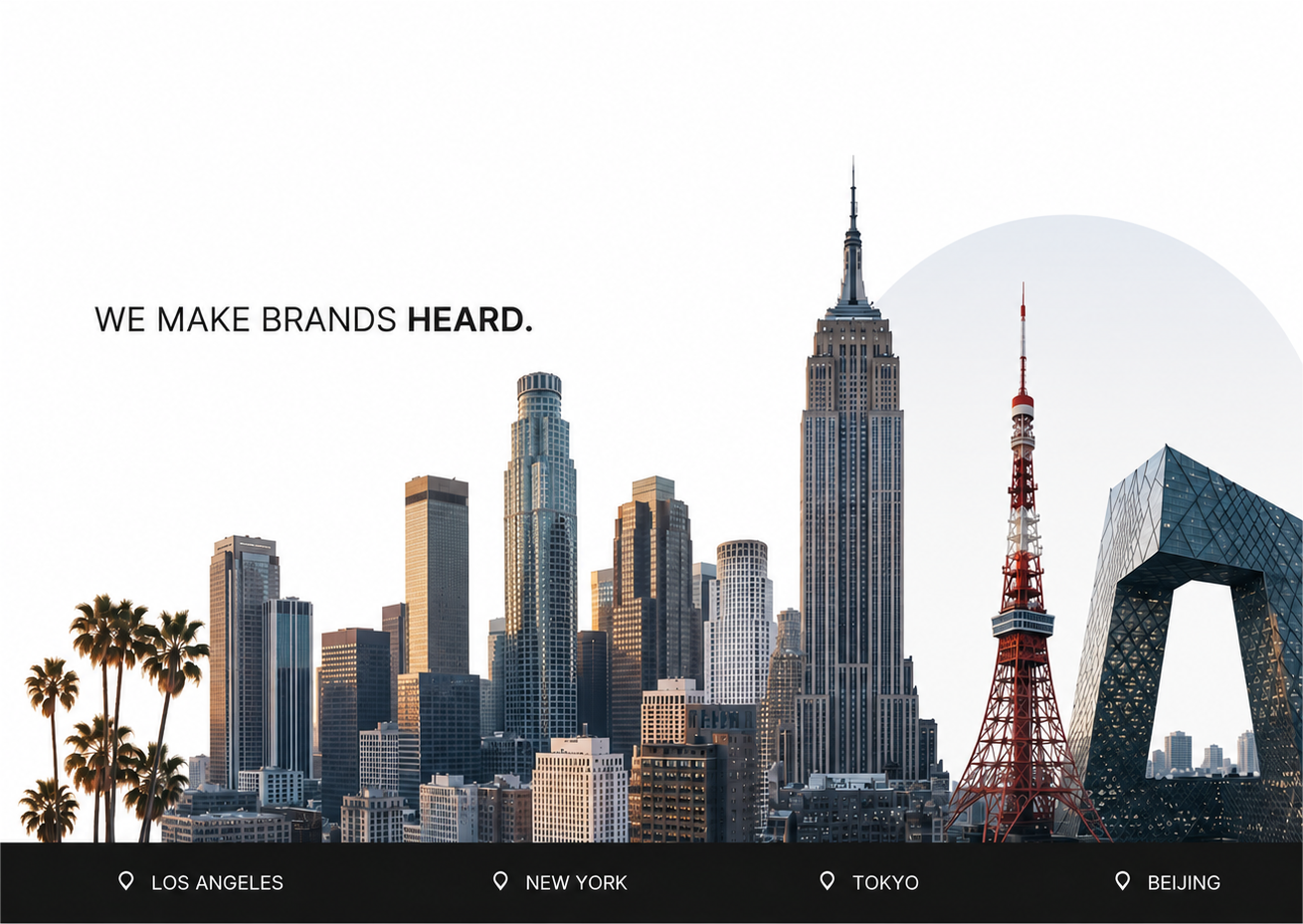 Echo Forge global city brand visual