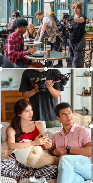 Commercial video production behind the scenes